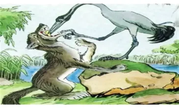 tilki ile leylek masalı