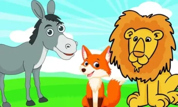 aslan eşek ve tilki masalı