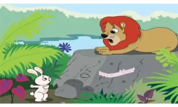 aslan ile tavşan masalı