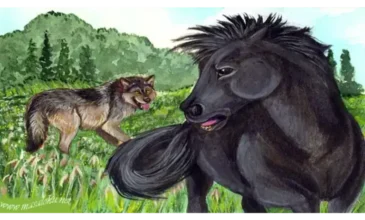 kurt keçi at ve koyun masalı