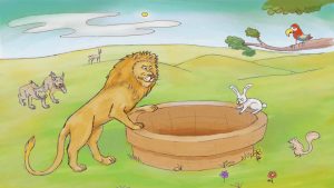 Aslan ve Minik Tavşan 5 – aslan ve tavsan