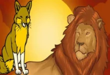 aslan ve tilki masalı