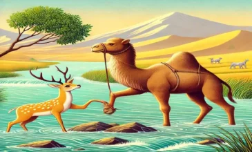 geyik ile deve masalı