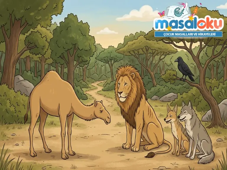 aslan ve kurnaz dostları masalı oku