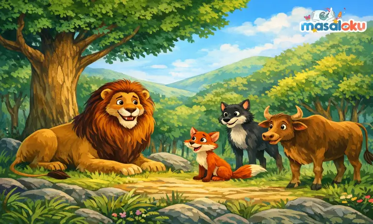 Kurnaz Çakal ve Aslan